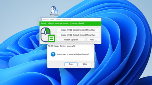 Windows 11 恢复到 win10的右键经典菜单 【Windows 11 Classic Context Menu v1.0】-零度博客